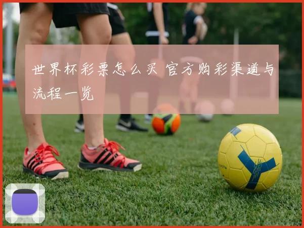 世界杯彩票怎么买 官方购彩渠道与流程一览